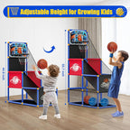 Kids Arcade Basketball Hoop Toy with 4 Balls