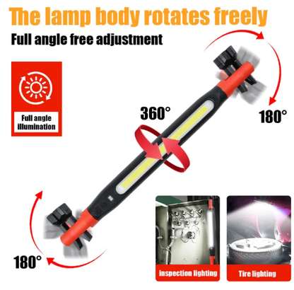 360° Rotatable LED Garage Repair Flashlight