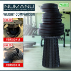 19.7" XXL Collapsible Stool w/ Seat Pad & Waterproof Carry Bag