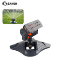 Saker 16-Hole Garden Sprinkler (2-Pack) - 180° Rotating Automatic Irrigation Device