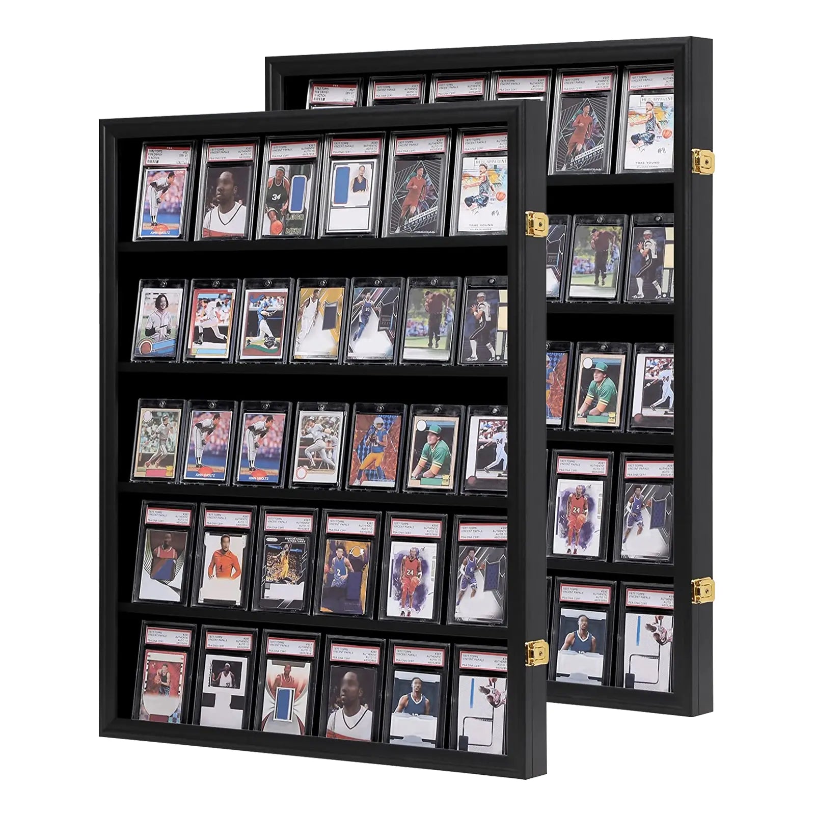 35 Graded Sports Card Display Frame