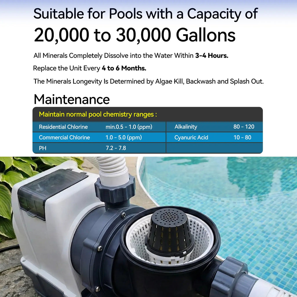 Pool Unit 20k-30k Gallons Replacement