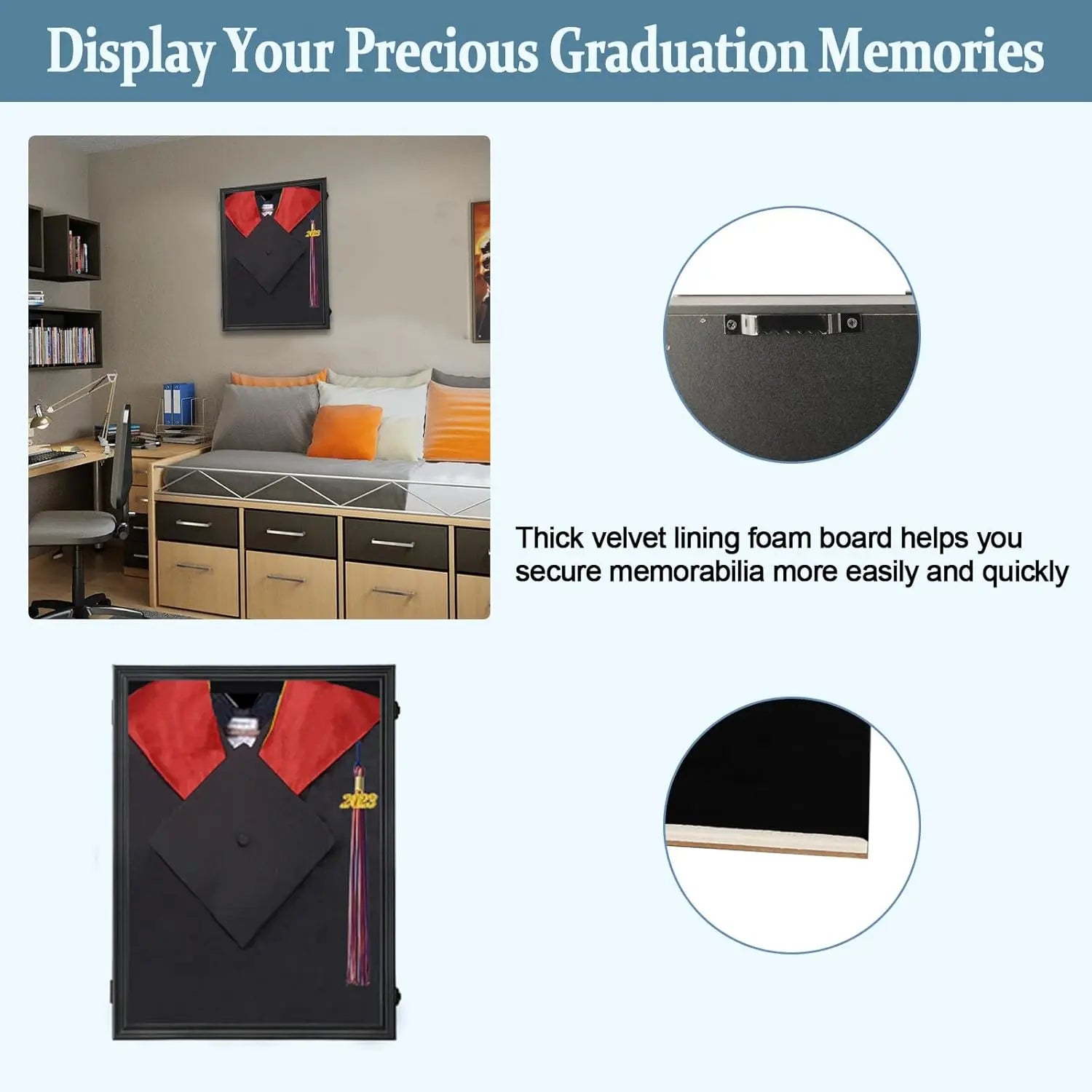 Graduation Shadow Box - Graduation Gown Display