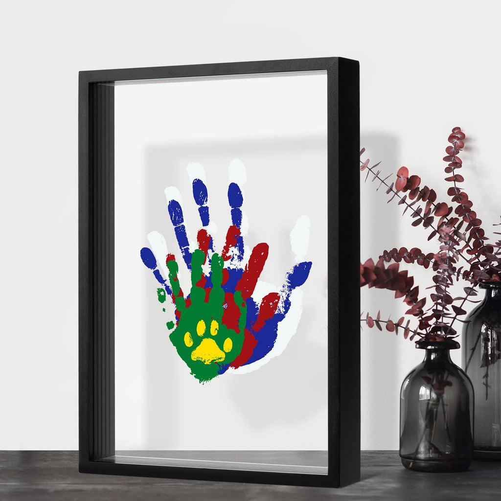 Family Handprint Kit -DIY Craft Keepsake Wooden Frame
