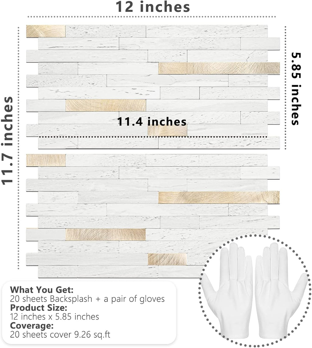 Peel and Stick Backsplash Tile