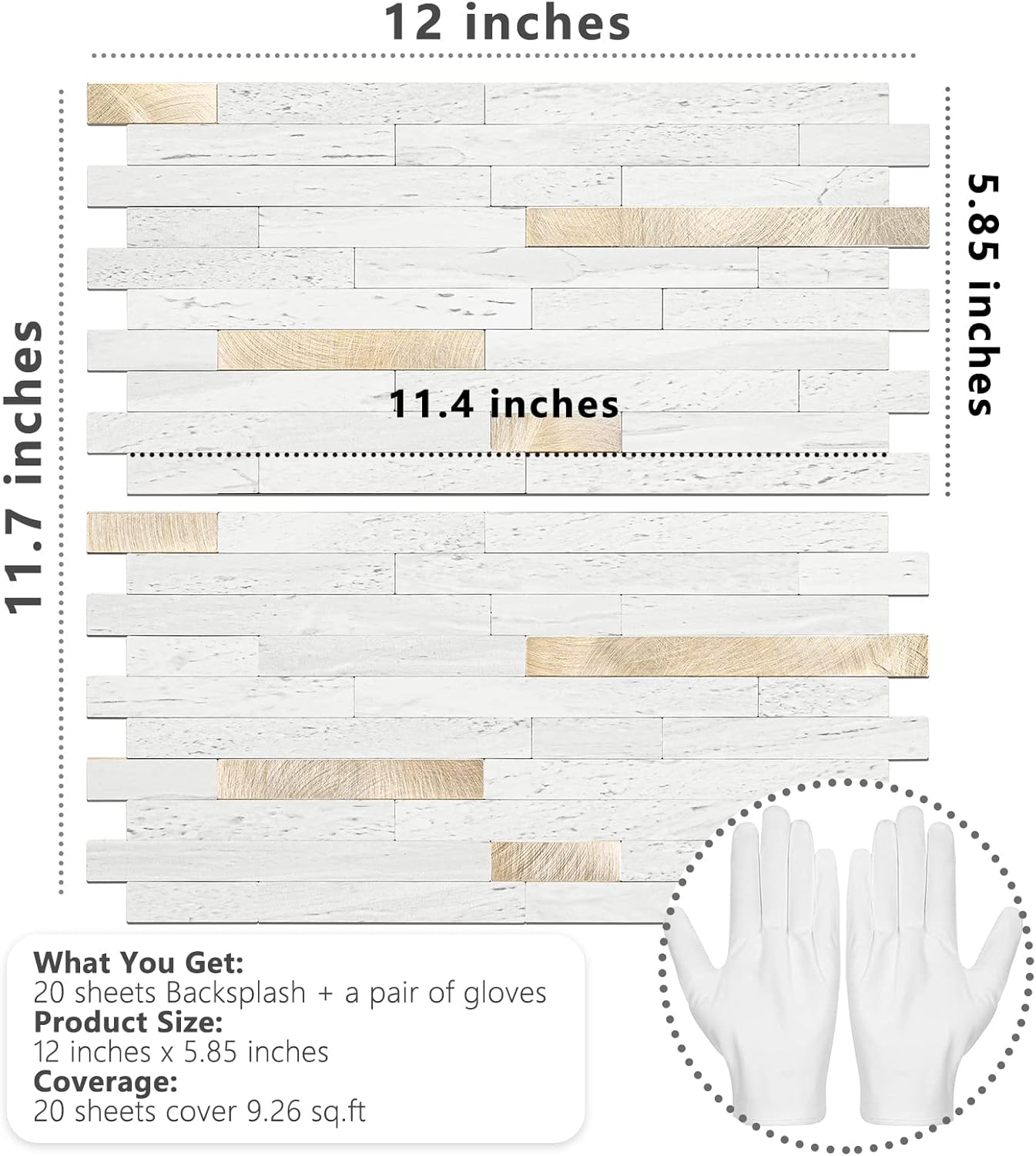 Peel and Stick Backsplash Tile