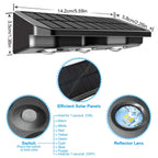 Bright LED Solar Lights Outdoor Waterproof 8 Fixed Colors & RGB Color Changing