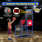 Kids Arcade Basketball Hoop Toy with 4 Balls