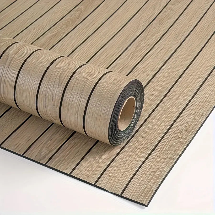 Thick 3D Vintage Wood Grain Self