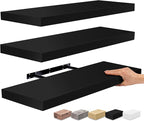 Floating Shelves for Wall, 3 Pack Long Wall Decor