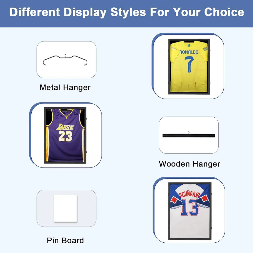 Wall Mount Sports Jersey Display