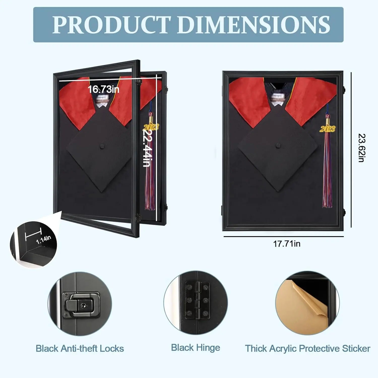 Graduation Shadow Box - Graduation Gown Display