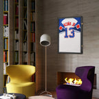 Wall Mount Sports Jersey Display