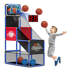 Kids Arcade Basketball Hoop Toy with 4 Balls