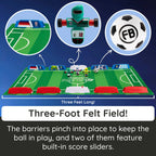 International-Themed Foosbots Soccer Game with Stadium