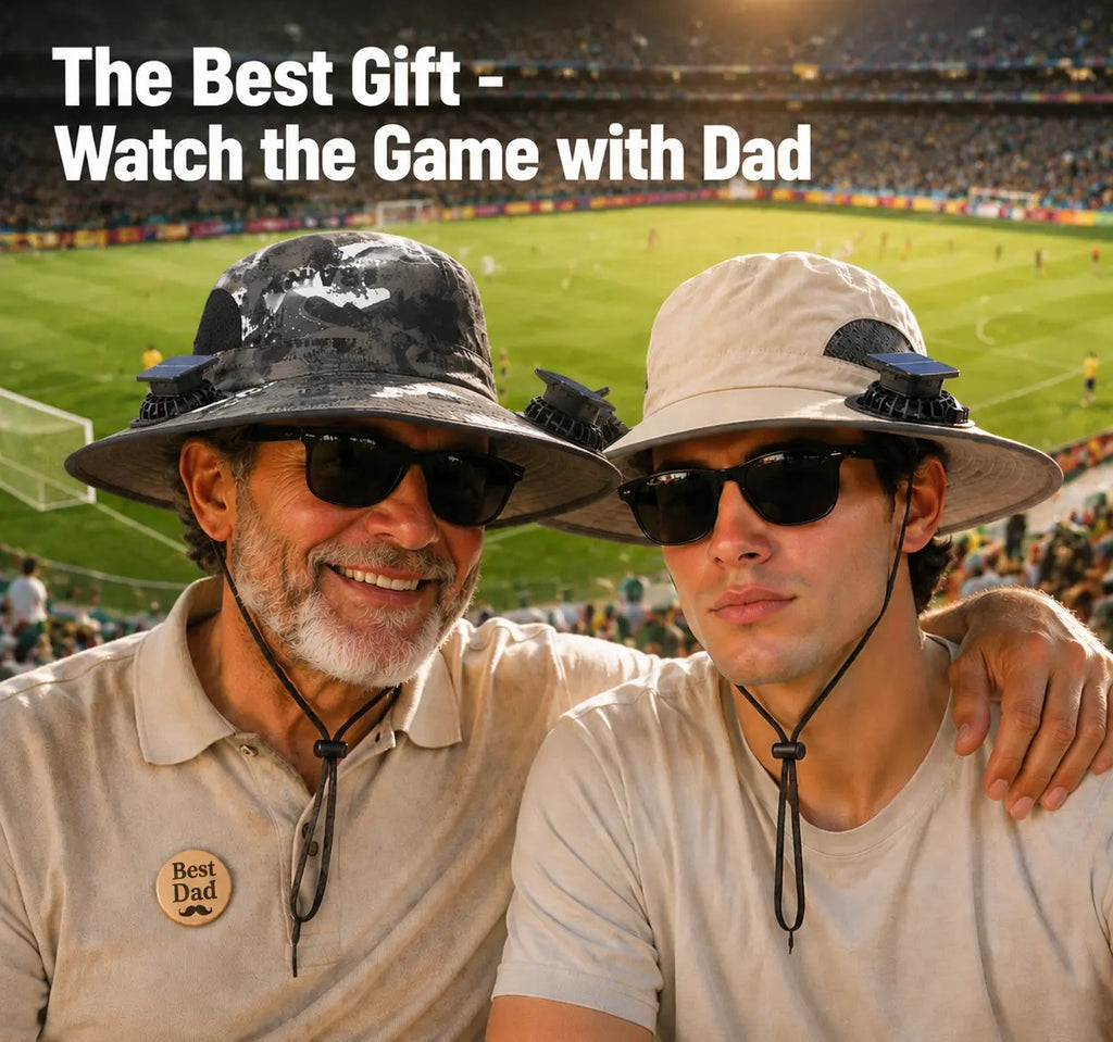 New Solar-Powered Outdoor Cooling Fan Hat