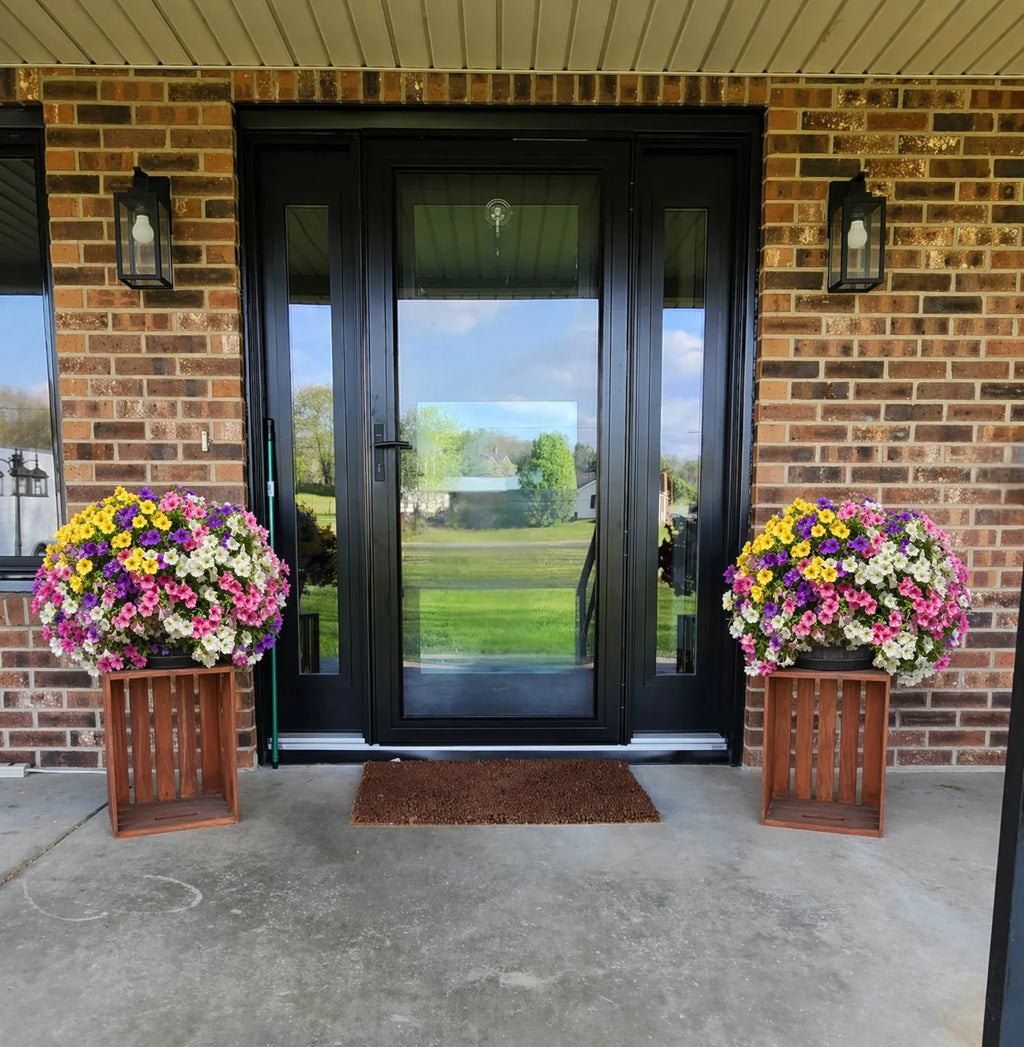 UV Resistant Artificial Petunias Flowers