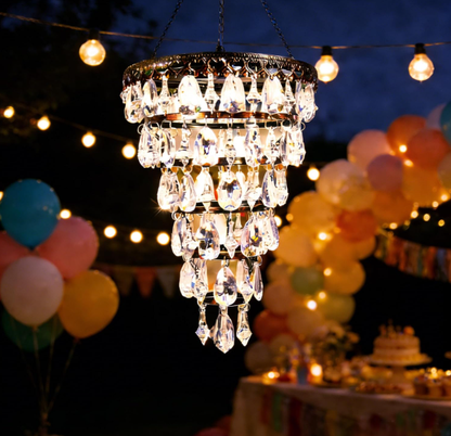 Warm LED Outdoor Garden Hanging Solar Lantern
