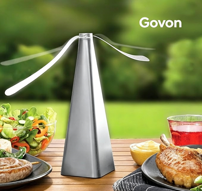 Holographic Blade Battery Powered Fly Deterrent Fan