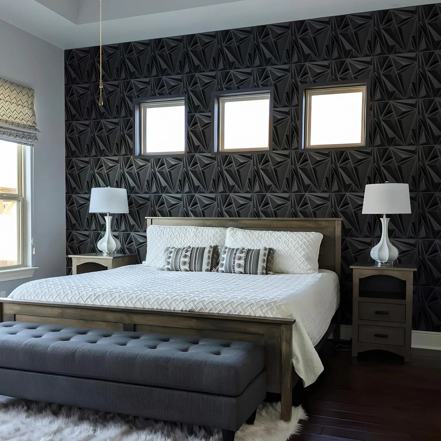 Diamond Design 3D PVC Wall Panels for Interior Wall Decor