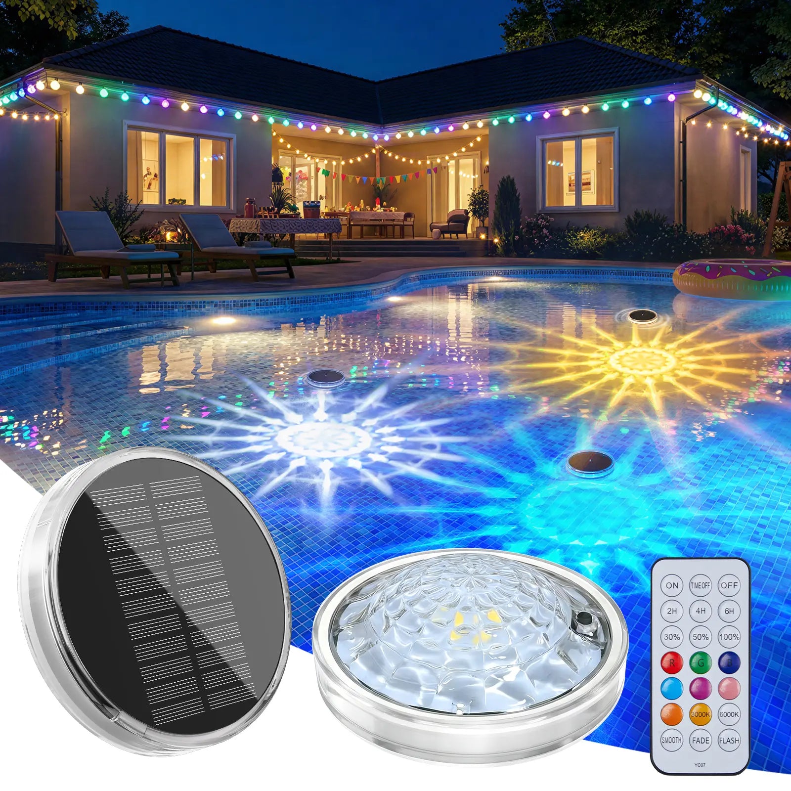 Solar Floating Pool Lights