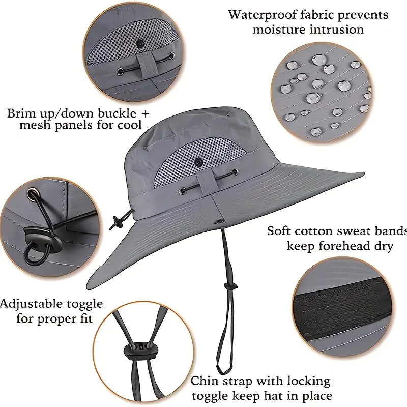 New Solar-Powered Outdoor Cooling Fan Hat