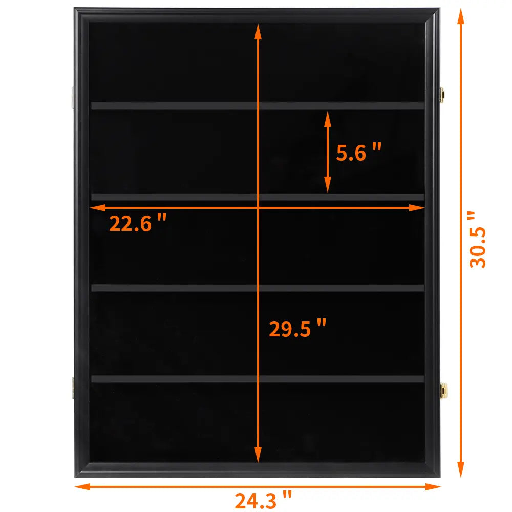 35 Graded Sports Card Display Frame