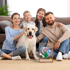 Family Handprint Kit -DIY Craft Keepsake Wooden Frame