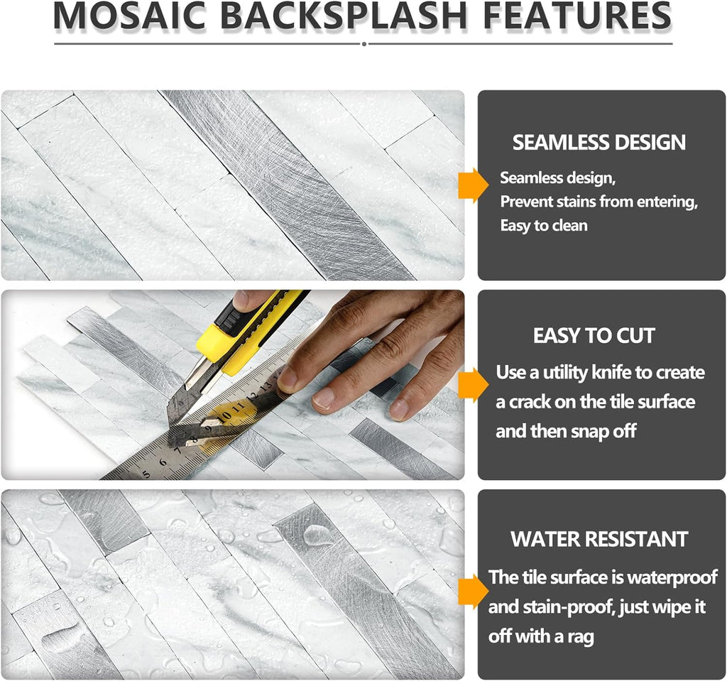 Peel and Stick Backsplash Tile