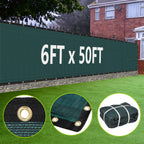 6x50FT Heavy Duty Privacy Fence Screen