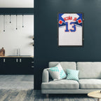 Wall Mount Sports Jersey Display
