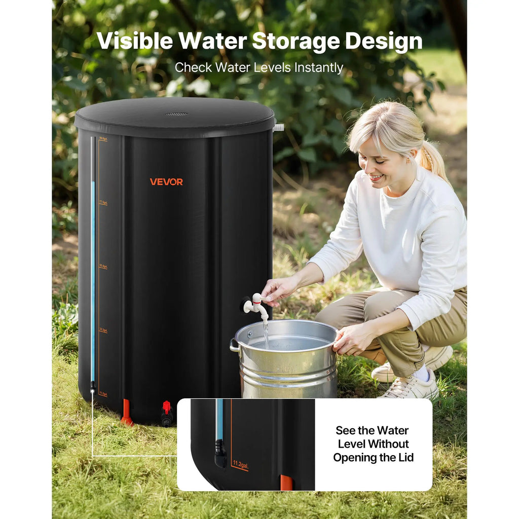 Collapsible Portable Rain Barrel