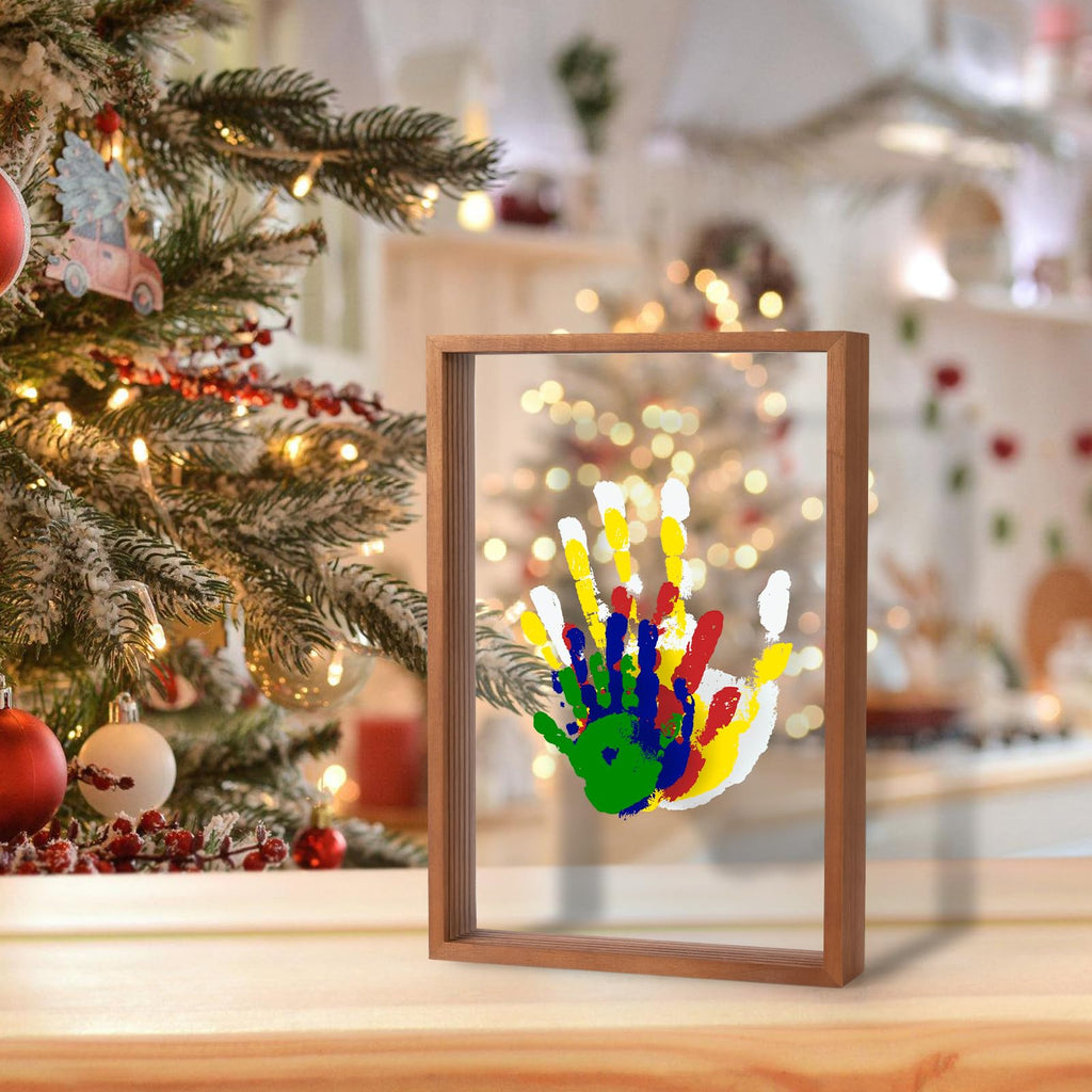 Family Handprint Kit -DIY Craft Keepsake Wooden Frame