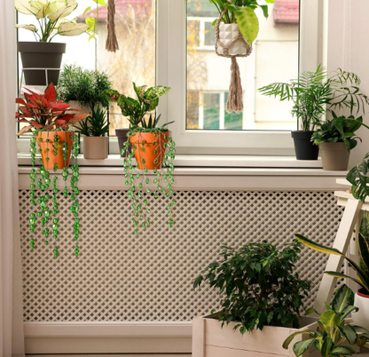 Leaf Bead Succulent Window Hanging Suncatcher