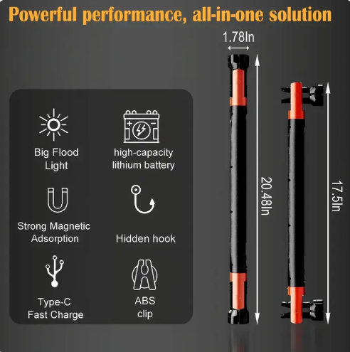 360° Rotatable LED Garage Repair Flashlight