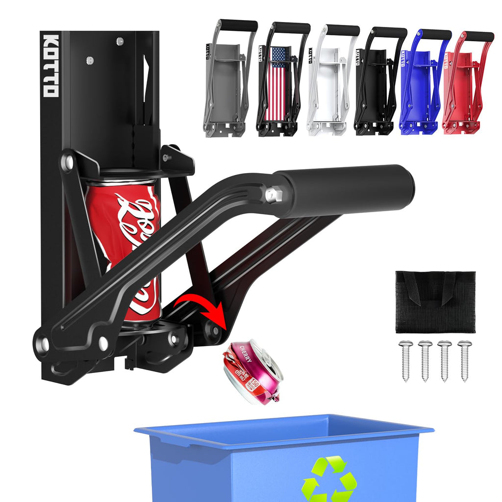 Wall Mounted Can Crushers for Recycling