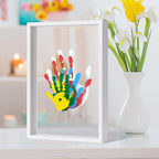 Family Handprint Kit -DIY Craft Keepsake Wooden Frame