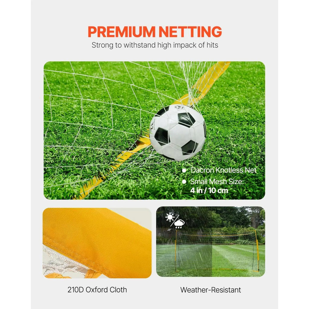 Portable Soccer Goal 12x6 ft with Carry Bag