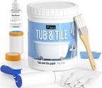 Tile Paint Tub and Tile Refinishing Kit with Tools