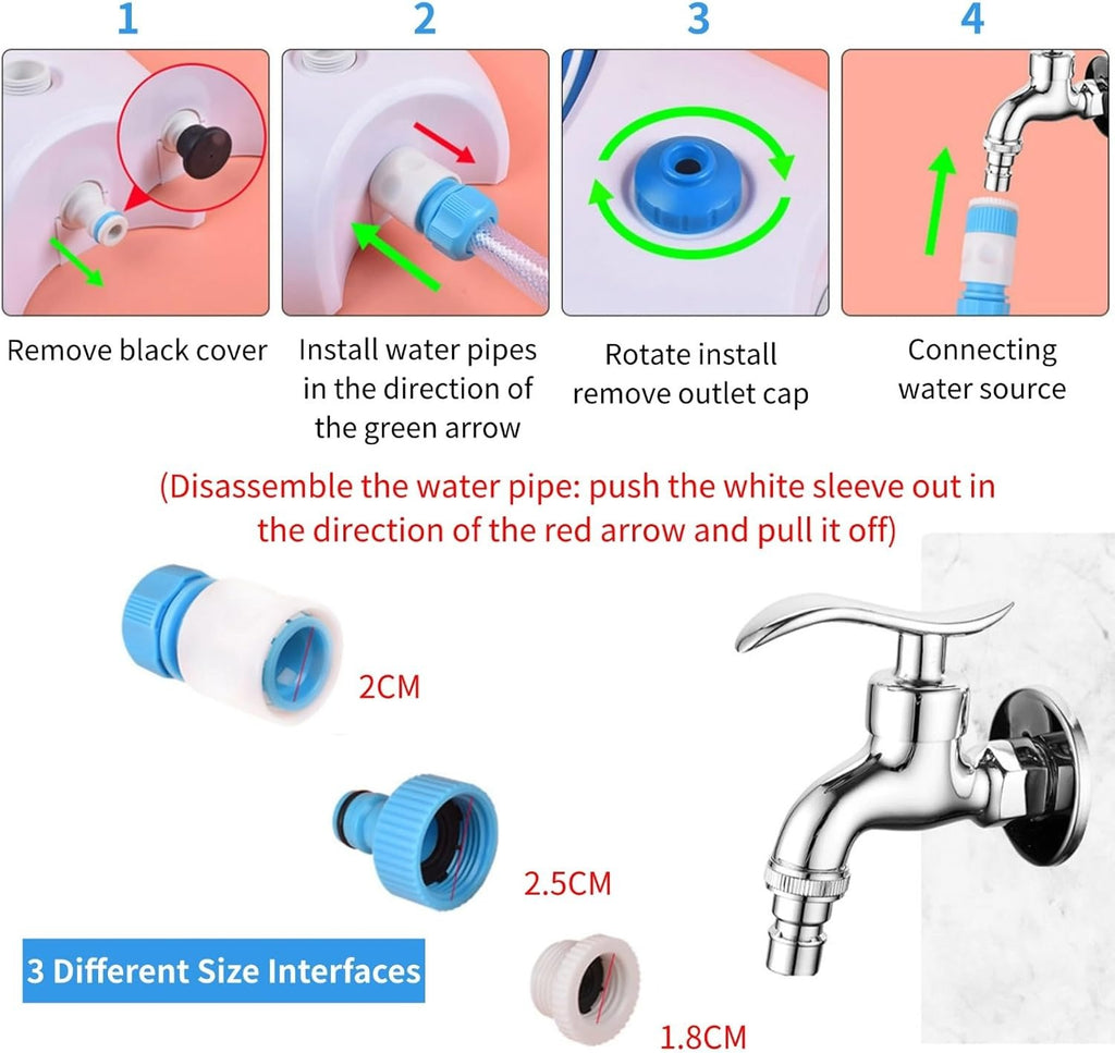 Outdoor Dog Automatic Drinking Water Fountain Step On