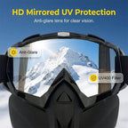 Wide View Full Coverage Safety Protective Goggles