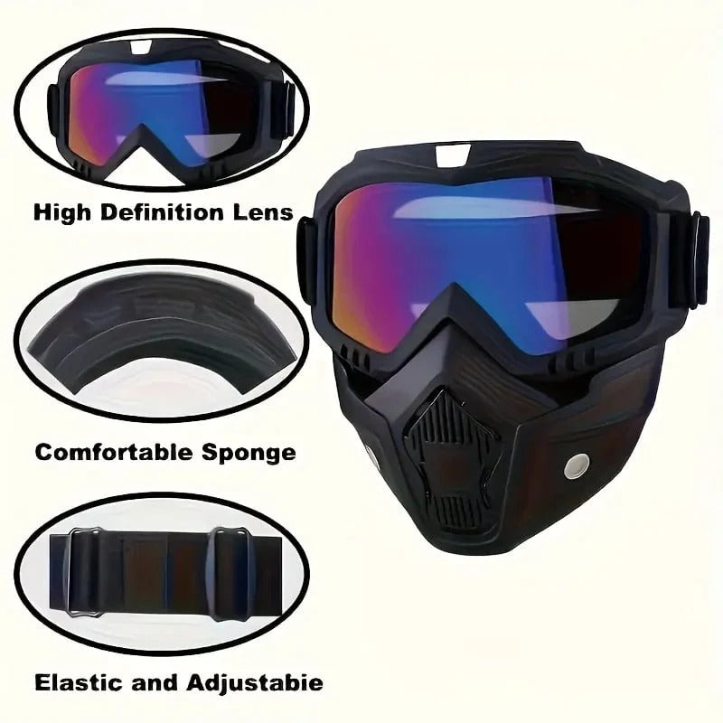 Wide View Full Coverage Safety Protective Goggles