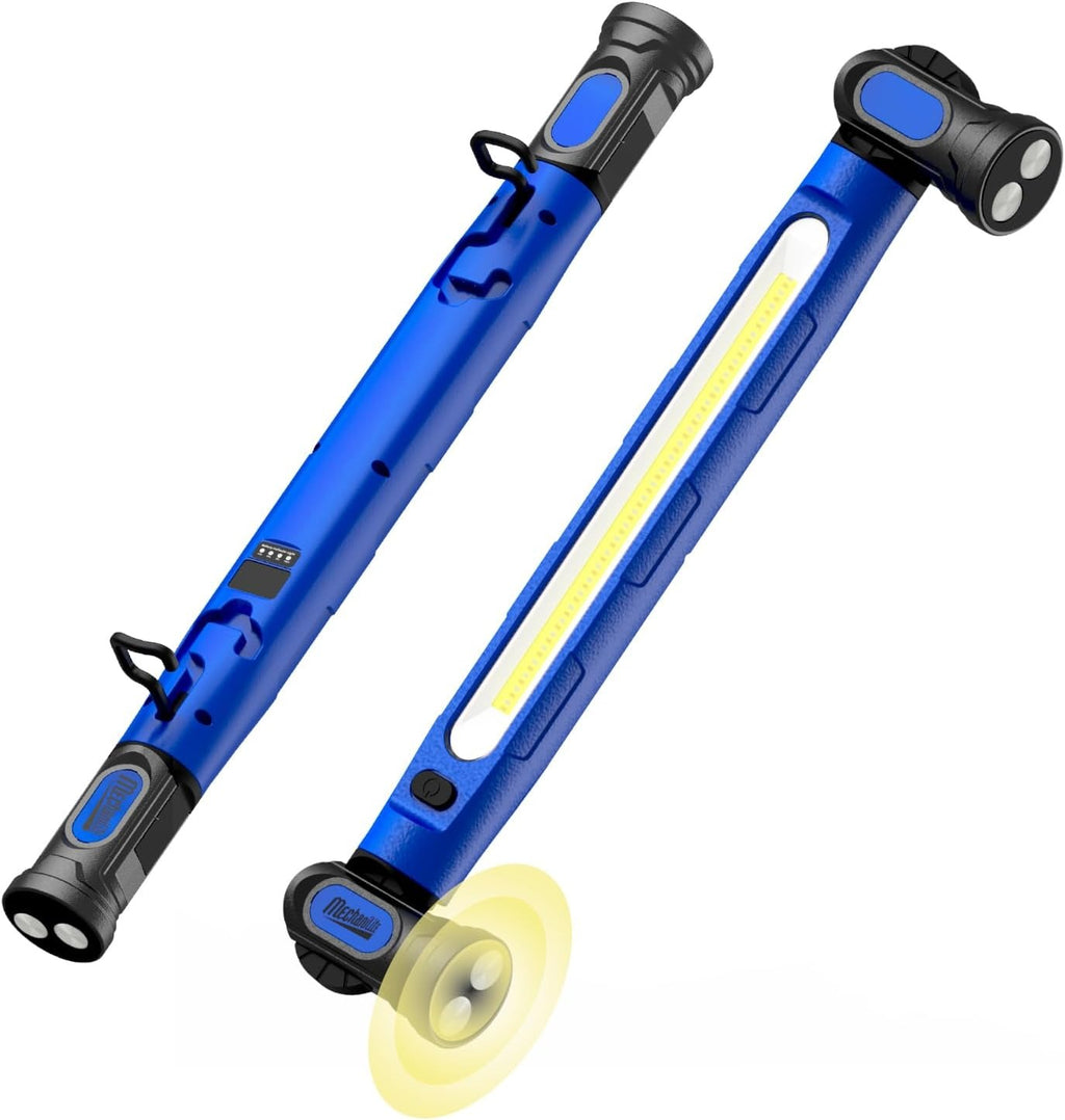 Under Hood Work Light Bar, 3000LM LED Magnetic Light Bar with Hooks