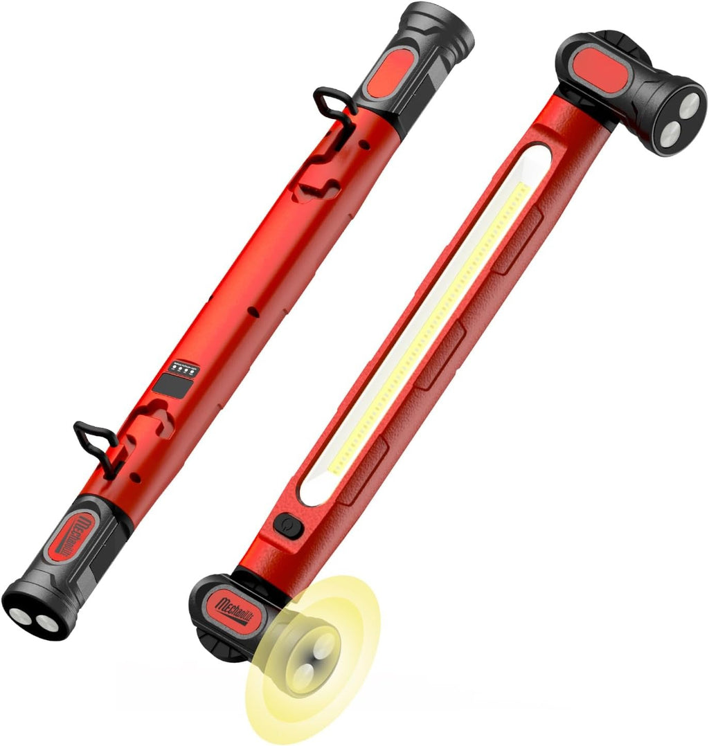 Under Hood Work Light Bar, 3000LM LED Magnetic Light Bar with Hooks