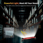 Under Hood Work Light Bar, 3000LM LED Magnetic Light Bar with Hooks