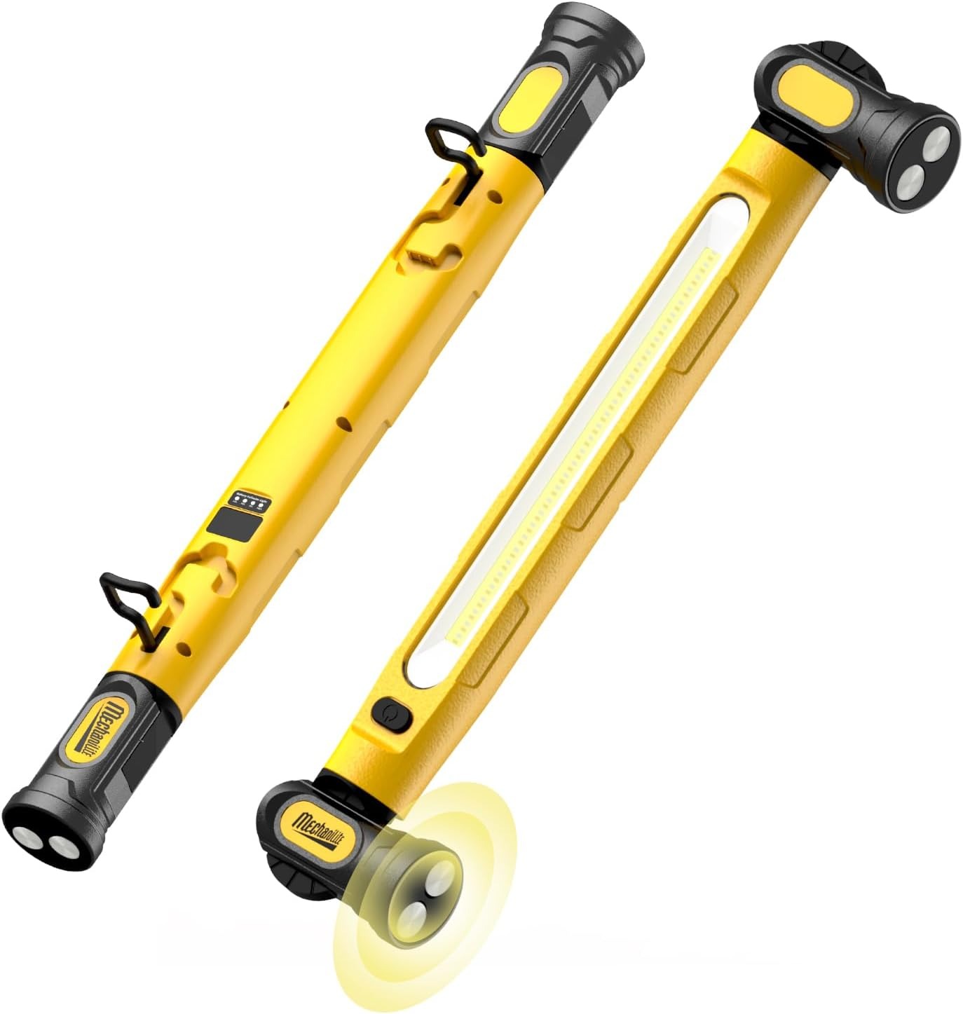 Under Hood Work Light Bar, 3000LM LED Magnetic Light Bar with Hooks