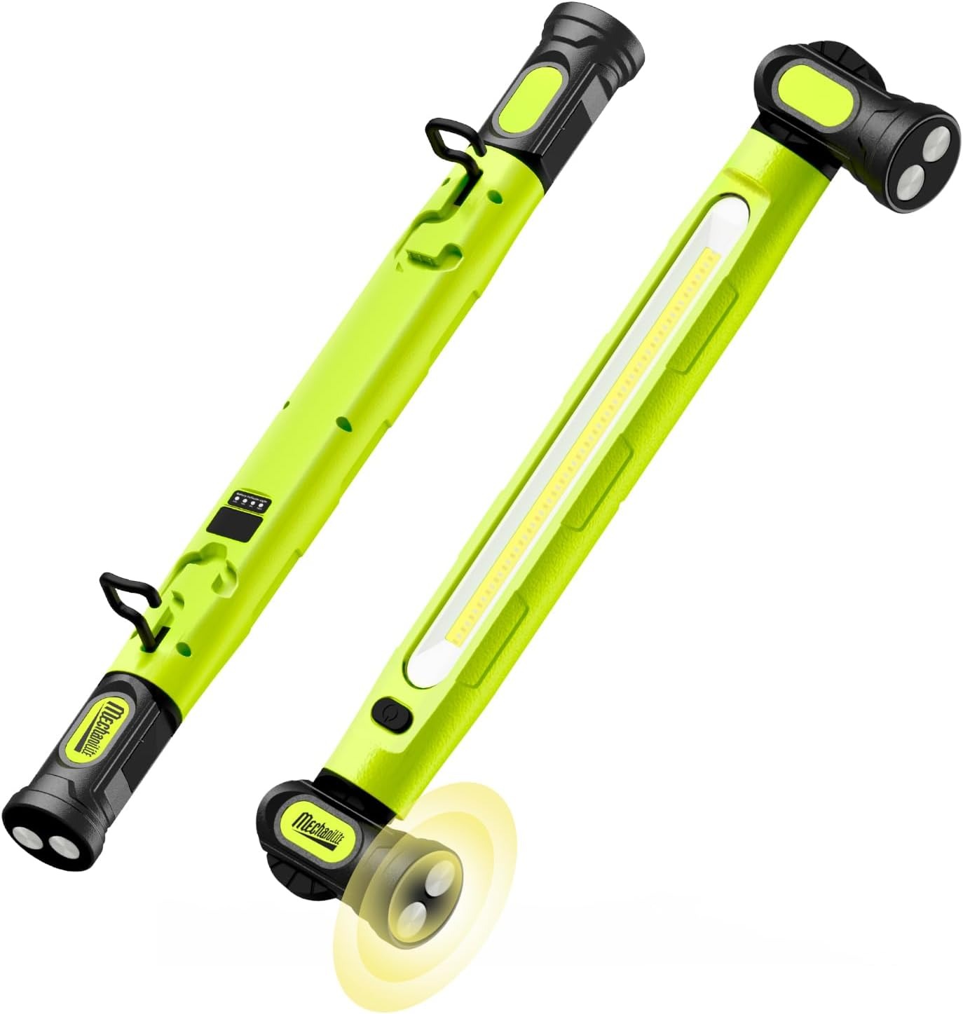 Under Hood Work Light Bar, 3000LM LED Magnetic Light Bar with Hooks