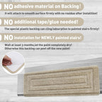 Bullnose Carpet Stair Treads Set Tape Free Non-Slip