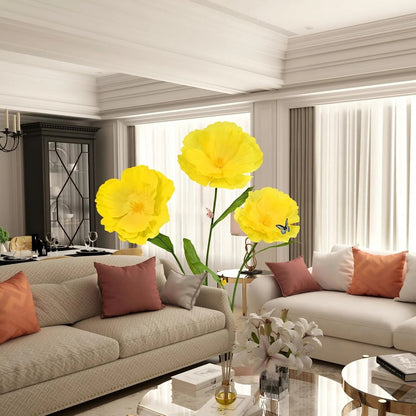 Giant Artificial Poppy Flower 5.8FT 🌼