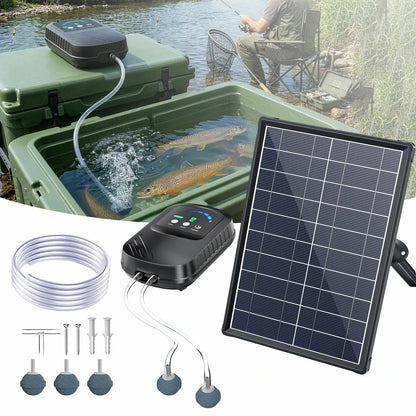 Solar Pond Filter Fountain with Battery